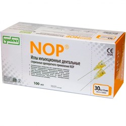 ИГЛЫ КАРПУЛЬНЫЕ NOP 12ММХ30G (100ШТ.) SPIDENT 0001916097 - фото 25438
