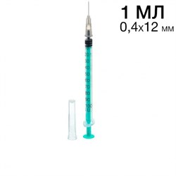 ШПРИЦ ОДНОРАЗОВЫЙ 3Х-КОМП 1 МЛ SITEKMED (ZIBO) 0,4Х12 ММ 0001914273 - фото 25481