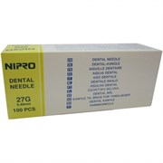 ИГЛЫ КАРПУЛЬНЫЕ NIPRO 35 ММ Х 27G, (ЯПОНИЯ) 1231911001