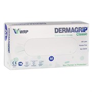 Перчатки DERMAGRIP (Дермагрип) High Risk смотровые нестерильные сверхпрочные р.M 50шт. синий 6742